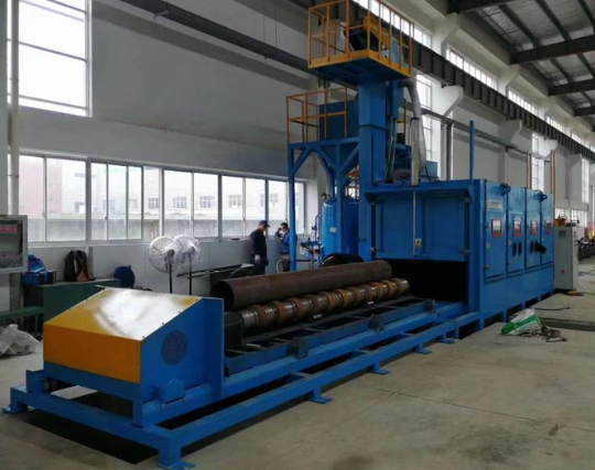 荣昌喷砂机在管道除锈中的现场施工应用